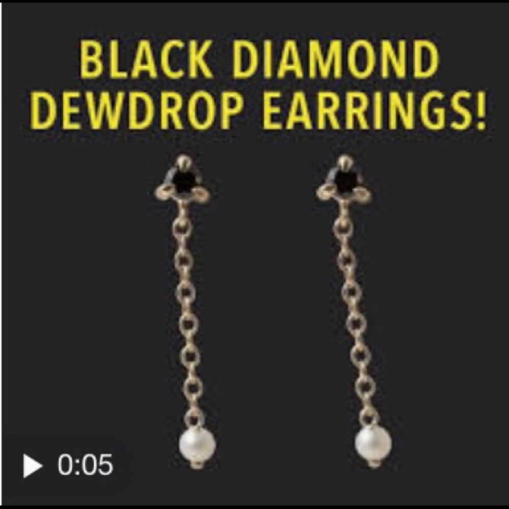 ISO!! Catbird black diamond dewdrop earrings